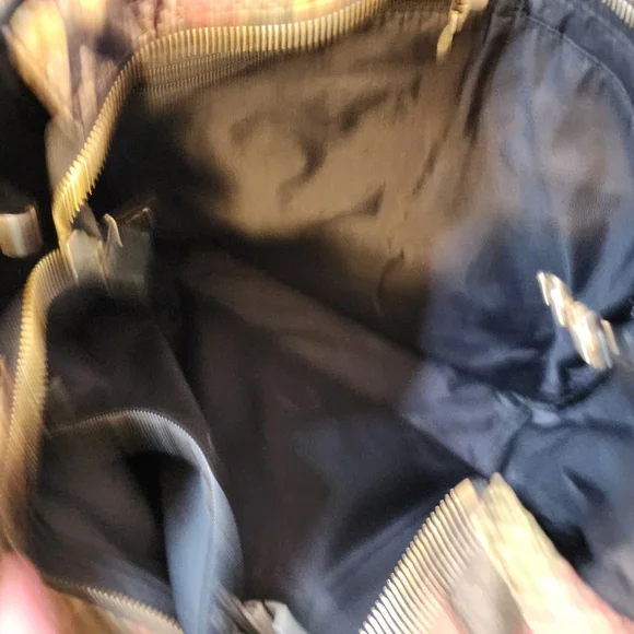 L.A.M.B. Lesportsac Donegal plaid tote